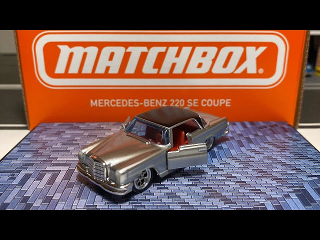 Matchbox Mattel creations Mercedes 220 SE coupe - YouTube