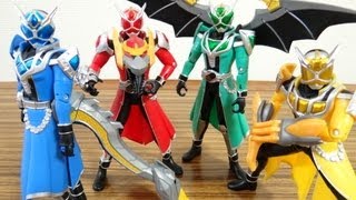 WAP! All 4 forms of All Dragon! Kamen Rider Wizard Review Wizard