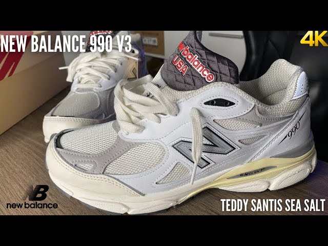 New Balance 990 V3 Teddy Santis Sea Salt (M990AL3) On Feet Review