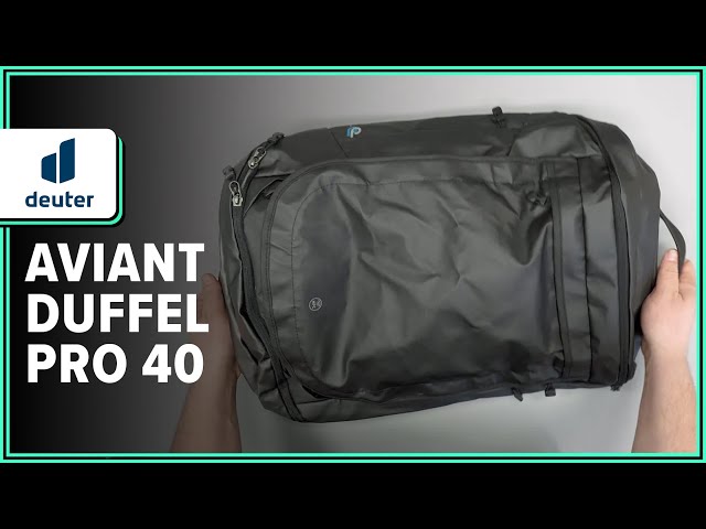 Deuter Aviant Duffel Pro 40 Review (Initial Thoughts) - YouTube