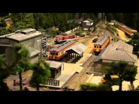 鉄道模型 終着駅ジオラマ キハ52 Sound Model Railroad Japanese local