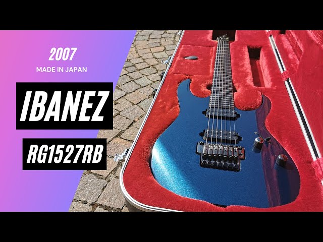 Ibanez Prestige RG1527 RB Royal Blue Made In Japan 2007 - YouTube