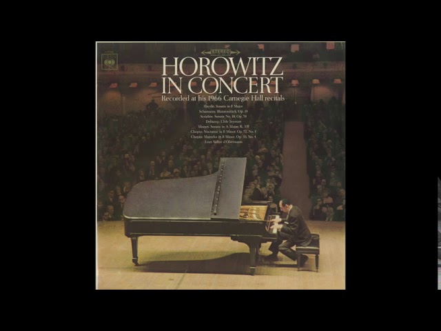 Silent Tone Record/1966 Carnegie Hall Recital/Vladimir Horowitz