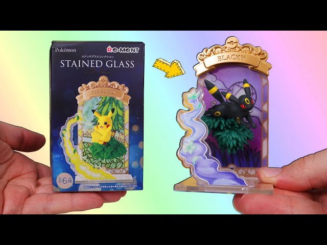 Opening 10 Pokemon Stained Glass Collection Mystery Minis! - YouTube