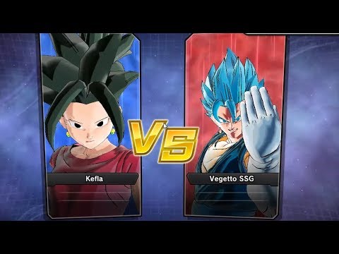 ベジット 超サイヤ人ブルー vs ケフラ 超サイヤ人!!!!【ドラゴンボール