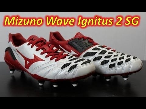 Mizuno Wave Ignitus 2 K SG White/Red/Black - UNBOXING - YouTube