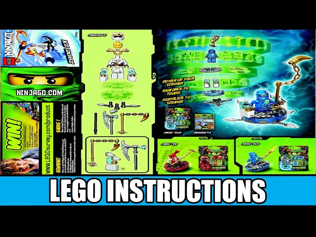 LEGO Instructions | Ninjago | 9554 | Zane ZX - YouTube