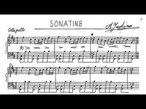 Akio Yashiro: Sonatine 矢代秋雄：ソナチネ - YouTube