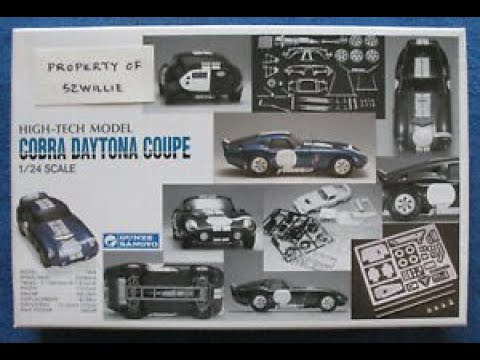 What's in the Box - Gunze Sangyo Cobra Daytona Coupe 1/24 (Hi-Tech