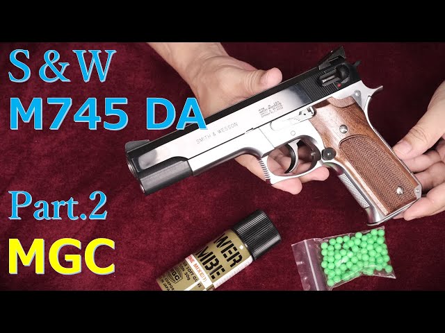 Out of Print MGC S&W M745 DA Fixed Slide Gas Gun: Re-fire & 1992