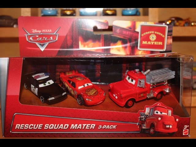 Mattel Disney Cars 2016 Rescue Squad Mater 3-pack - Soaked