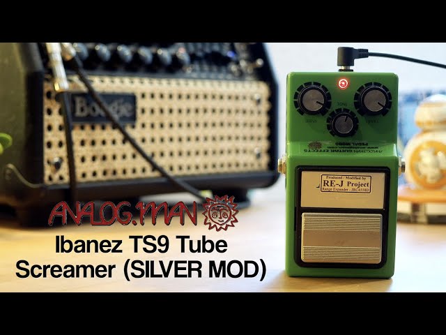 aNaLoG.MaN Ibanez TS9 Tube Screamer (SILVER MOD) - YouTube