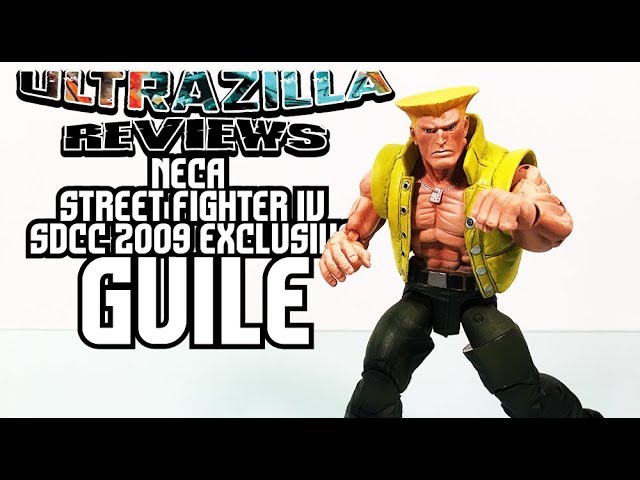 NECA STREET FIGHTER IV SDCC 2009 EXCLUSIVE GUILE REVIEW! - YouTube