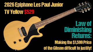 2026 Epiphone Les Paul Junior in TV Yellow #guitar #gibson