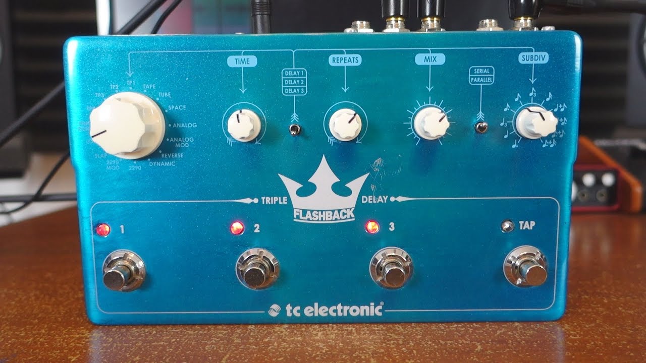 TC Electronic Flashback Triple Delay - 10 superb ambient sounds