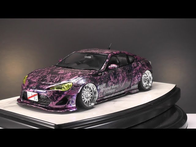 アオシマ ROCKET BUNNY TOYOTA86 ロケットバニー86 1/24 - YouTube