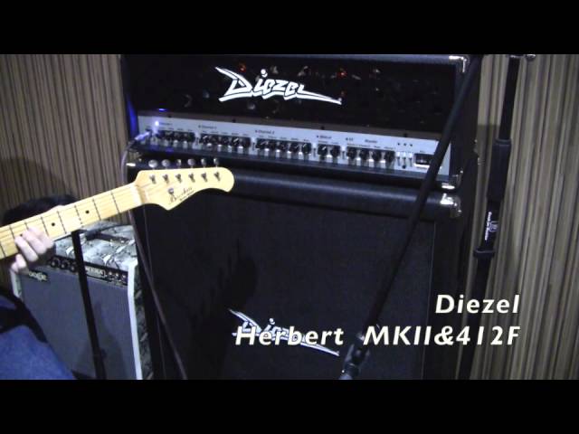 試奏動画】Diezel Herbert MKII & 412F - YouTube