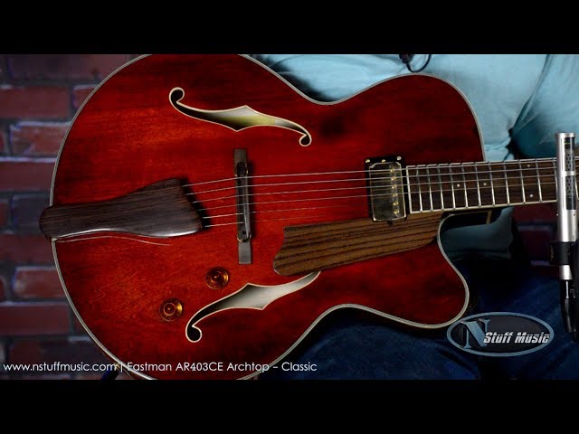 Eastman AR403CE Archtop - Classic - YouTube