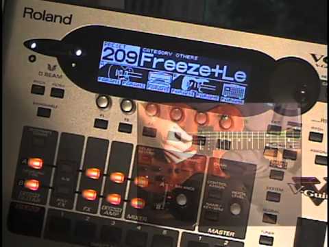 Roland VG-99 Guitar Synth Freeze Tutorial - GK S1 Assign Xotica BX