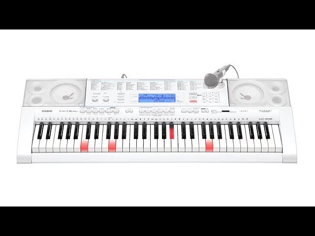 CASIO Keyboard LK-208 内蔵曲デモ Demo Songs - 2010 - YouTube
