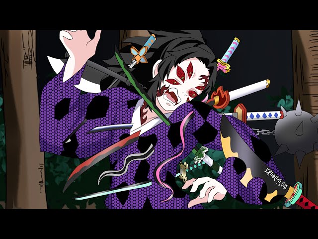 全ての柱にボコられた黒死牟【鬼滅の刃】 - YouTube