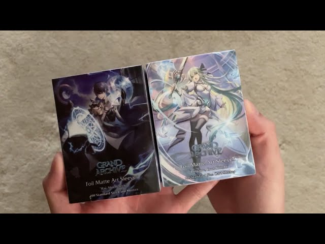 Grand Archive Lorraine & Rai Foil Matte Art Sleeves (and Promo