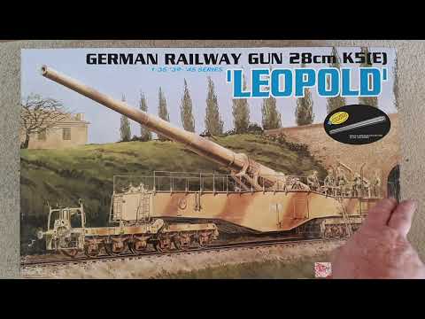 Dragon 1/35 German Railroad Gun 28cm K5(E) 