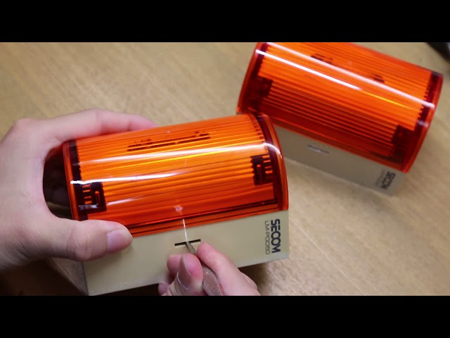 分解！セコムのフラッシュライトを観察 内部構造 - YouTube