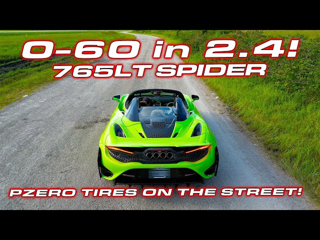 0-60 MPH 2.4! * McLaren 765LT Spider Delivery, PPF and Testing