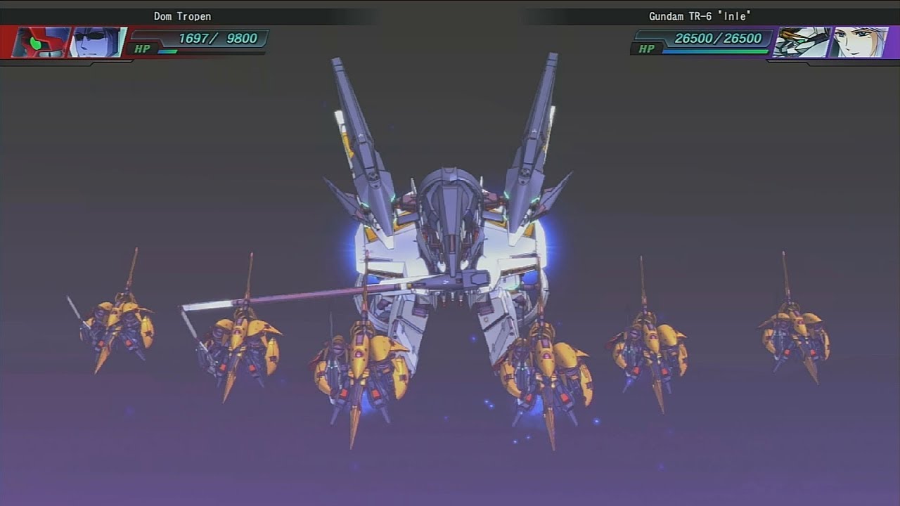 SD Gundam G Generation Genesis - Gundam TR 6 All Ver. Attacks