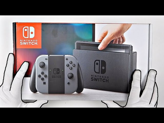 Nintendo Switch (Gray Joy-Con) Unboxing - YouTube