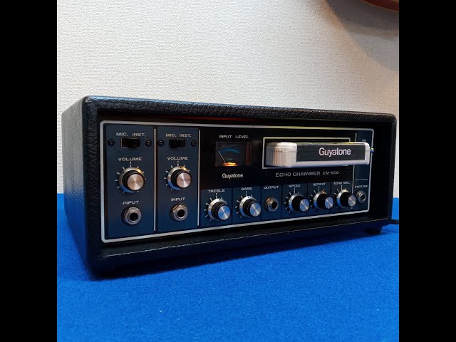Guyatone EM-606 restoration. Checking cleaning, recapping of