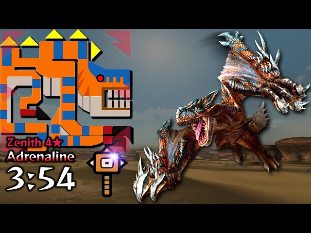 Zenith Tigrex Vs. Adrenaline Hammer - Monster Hunter Frontier ZZ