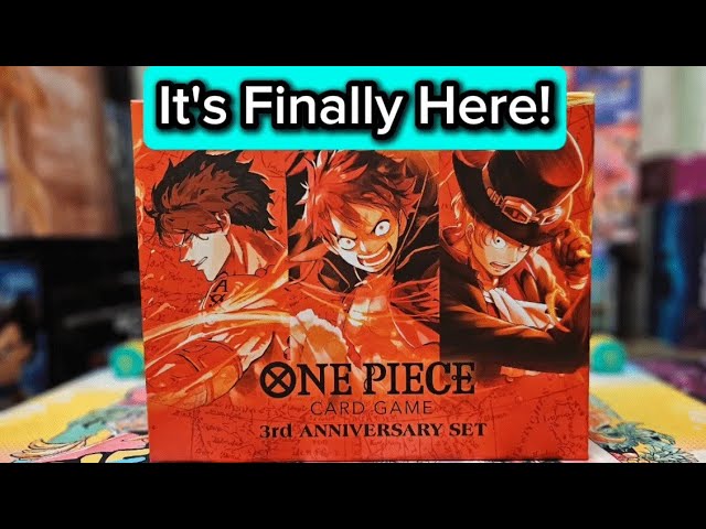 One Piece 3rd Anniversary Set Opening! Gorgeous Cards! - YouTube