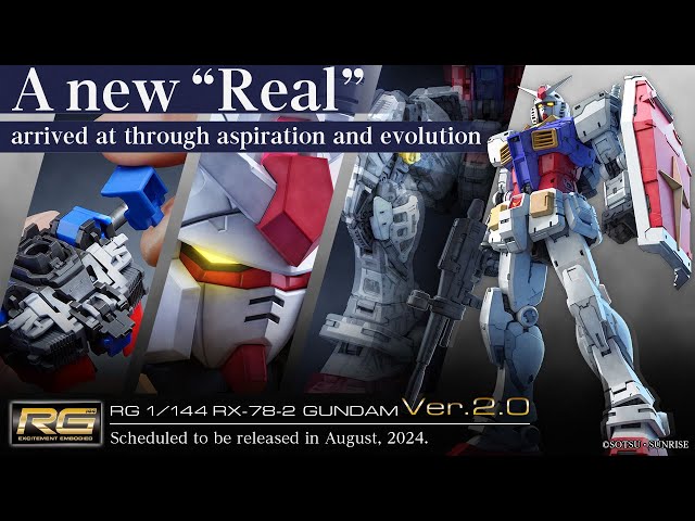 RG 1/144 RX-78-2 GUNDAM Ver.2.0」PV - YouTube