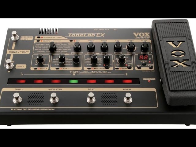 Vox Tonelab EX expression pedal demo - more than a wah - YouTube
