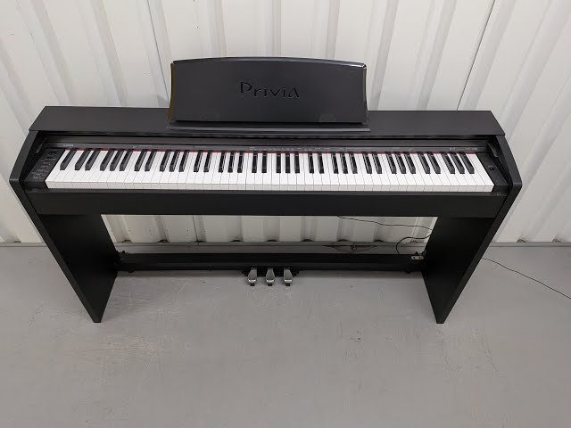 Casio Privia PX-735 Compact slimline Digital Piano in satin black