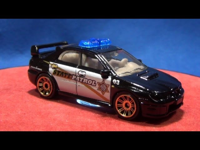 MATCHBOX SUBARU IMPREZA WRX POLICE - YouTube