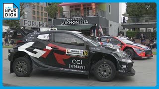 フォーラムエイト・ラリージャパン2025」を応援 名古屋・栄のイベント