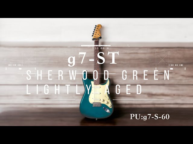 g'7 Special】g7-ST/R Sherwood Green Lightly Aged【g7-S-60】 - YouTube
