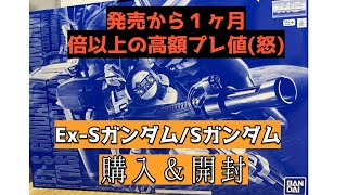 ガンプラ開封] MG EX-sガンダム/Sガンダム タスクフォースαVer