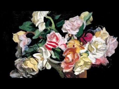 安井曾太郎《薔薇》 1932年 - YouTube