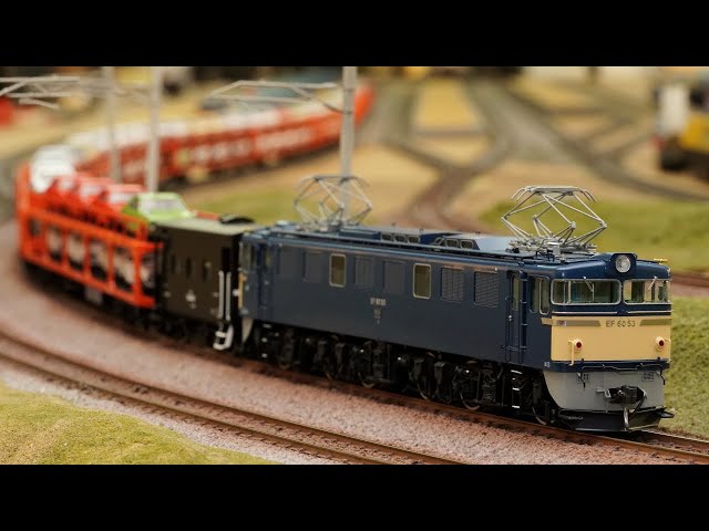 HOゲージ 16番 ムサシノモデル EF60 53 + ク5000 - YouTube