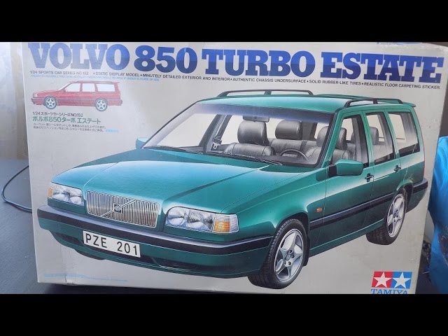 Unboxing Volvo 850 Turbo Estate 1/24 Tamiya - YouTube