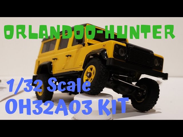 Orlandoo 1/32 Crawler Kit w/ Defender D110 Body #OH32A03-KIT