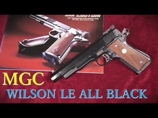 絶版MGC・ウィルソンLE 固定スライドガスガン：重量・初速測定・試射