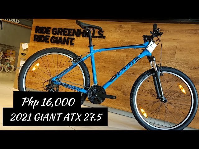 2021 GIANT ATX 27.5 VIBRANT BLUE LARGE - YouTube