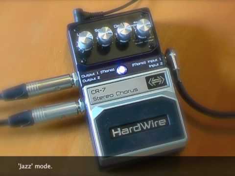 HardWire CR-7 Chorus & RV-7 Reverb: In Stereo - YouTube
