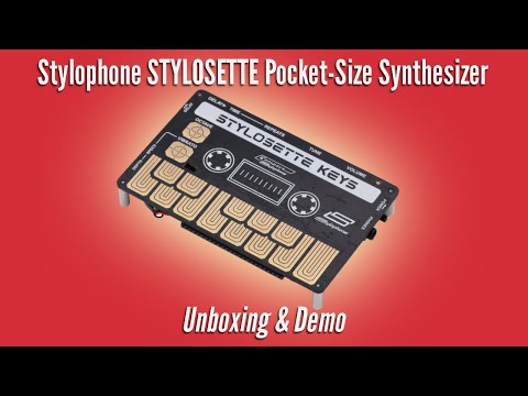 Stylophone STYLOSETTE KEYS Synthesizer | Unboxing Tutorial & Demo