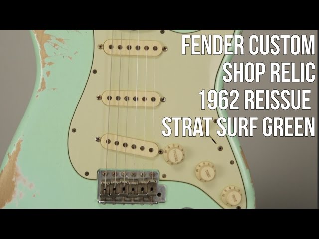 Fender Custom Shop Stratocaster 60's Relic in Surf Green - Demo